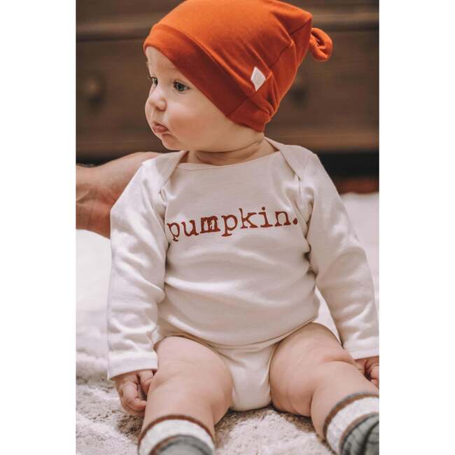 Pumpkin Organic Bodysuit, Long Sleeve - Onesies - 6