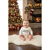 Santa Baby Organic Baby Bodysuit, Long Sleeve Olive - Onesies - 2