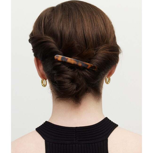 Midi Paris Barrette, Classic Tortoise