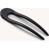 French Hair Pin, Black - Hair Accessories - 2 - thumbnail