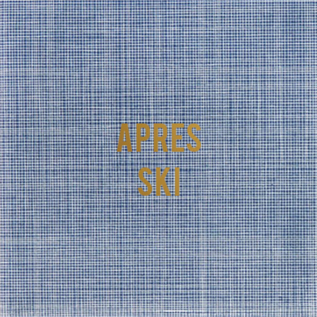 Apres Ski Disposable Cocktail Napkin