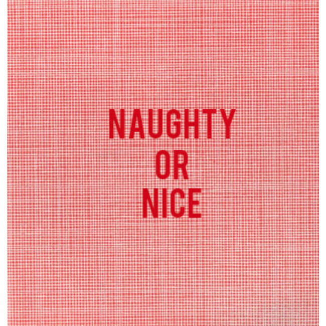 Naughty or Nice Disposable Cocktail Napkin