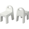 The Chair (Set of Two), White - Kids Seating - 1 - thumbnail