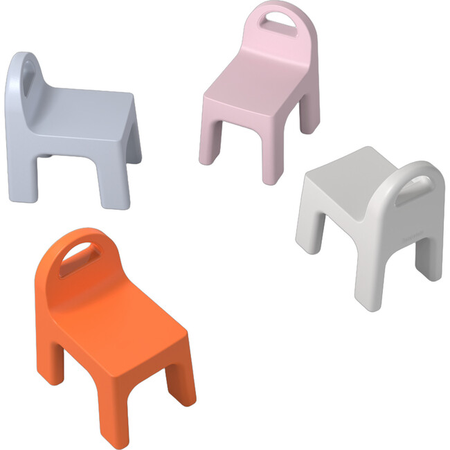 The Chair (Set of Two), White - Kids Seating - 5