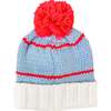 Ole Miss Rebels Bobble Hat, Powder Blue/Red - Winter Hats - 2