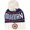 Auburn Tigers Bobble Hat, Navy Blue/Orange - Winter Hats - 1 - thumbnail