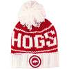 Arkansas Razorbacks Bobble Hat, Red - Winter Hats - 1 - thumbnail