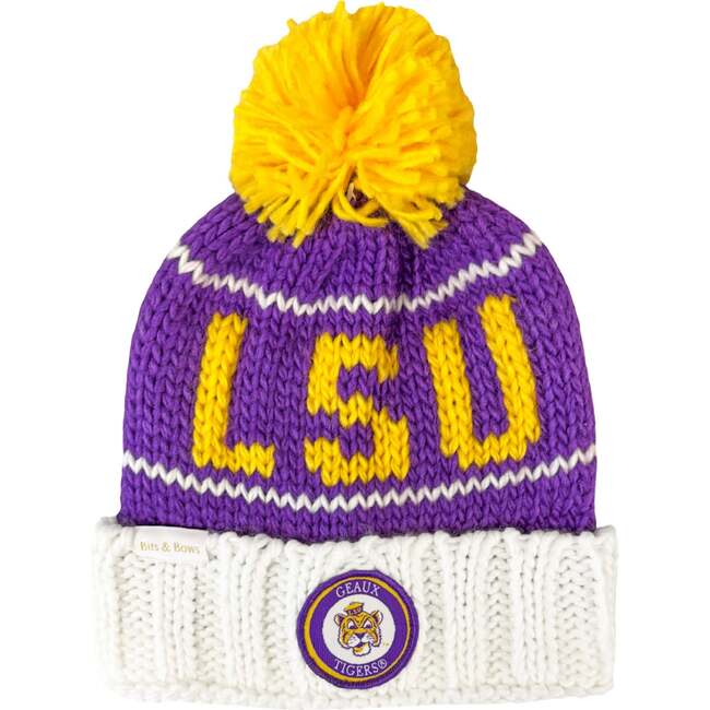 LSU Tigers Bobble Hat, Purple/Yellow