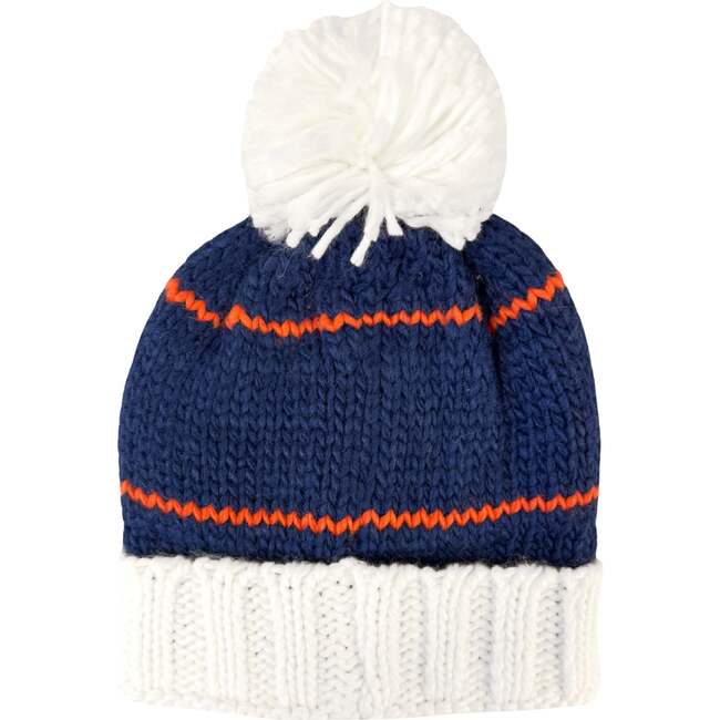 Auburn Tigers Bobble Hat, Navy Blue/Orange