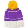 LSU Tigers Bobble Hat, Purple/Yellow - Winter Hats - 2 - thumbnail