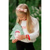 Velvet Bow Headband, Red - Headbands - 3 - thumbnail