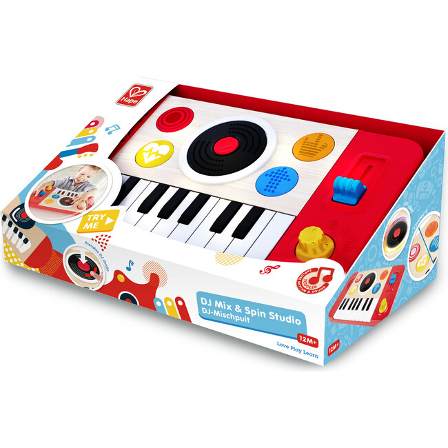 Hape: DJ Mix & Spin Studio - Lights & Sounds Music Toy - Play Kits - 7