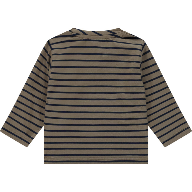 Striped Henley Shirt, Desert