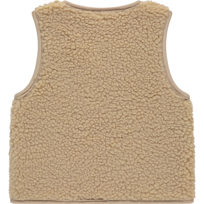 Soft Fleece Vest, Nude