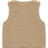 Soft Fleece Vest, Nude - Vests - 2 - thumbnail