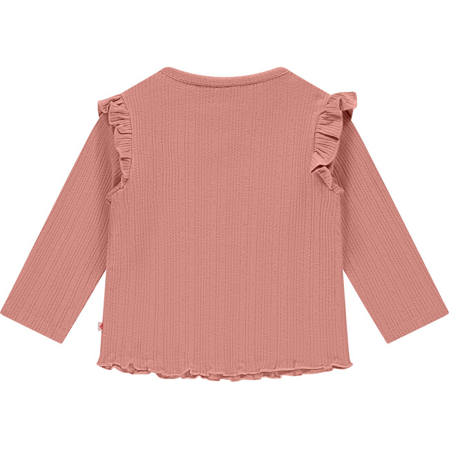 Pointelle Long Sleeve, Rouge