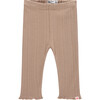 Pointelle Legging, Sepia - Leggings - 1 - thumbnail