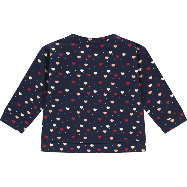 Multi-Color Heart Sweatshirt, Indigo