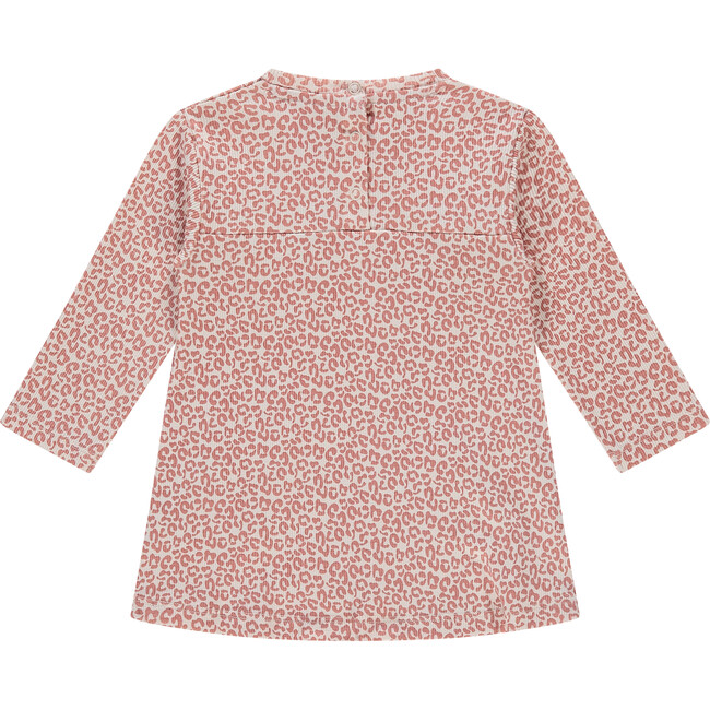 Leopard Print Long Sleeve Dress, Cloud