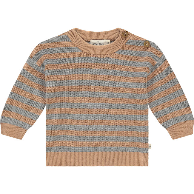 Knit Striped Sweater, Cookie