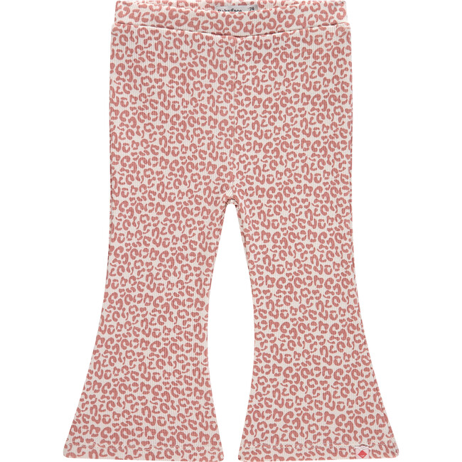 Leopard Print Flare Legging, Cloud