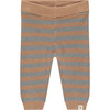Knit Striped Legging, Cookie - Leggings - 1 - thumbnail