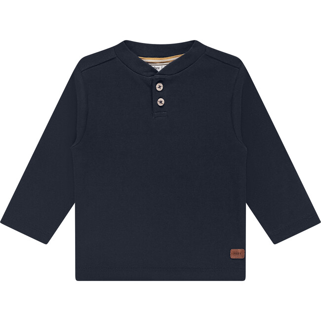 Henley Long Sleeve Sweatshirt, Night