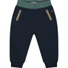 Colorblock Sweatpant, Dark Blue - Sweatpants - 1 - thumbnail