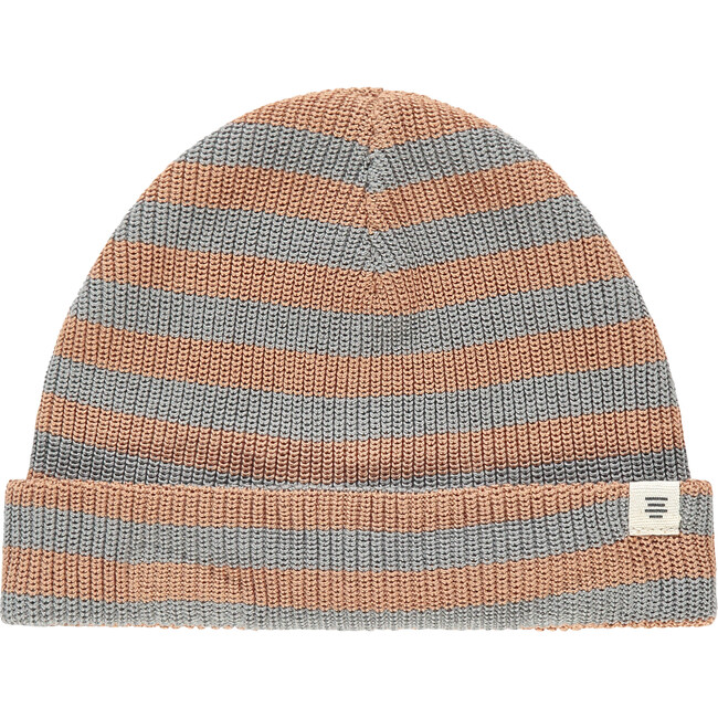 Chunky Knit Striped Hat, Cookie