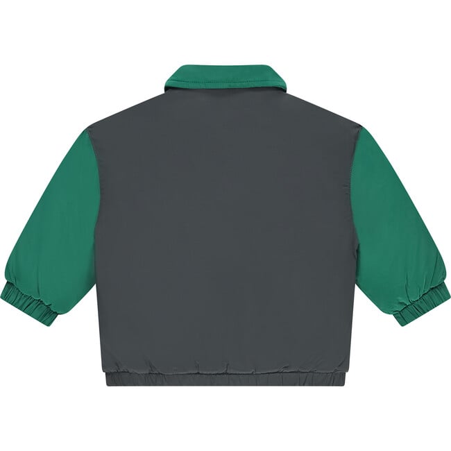Colorblock Nylon Bomber Jacket, Antra