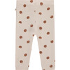 Cookie Print Legging, Snow - Leggings - 2 - thumbnail
