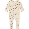 Allover Cookie Footie, Snow - Rompers - 2
