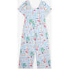 Steve Scoop Back Jumpsuit Blue - Rompers - 1 - thumbnail