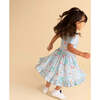 Steve Ruffled Twirl Dress Blue - Dresses - 2