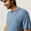 Slate Men's Pocket Tee Blue - T-Shirts - 2 - thumbnail