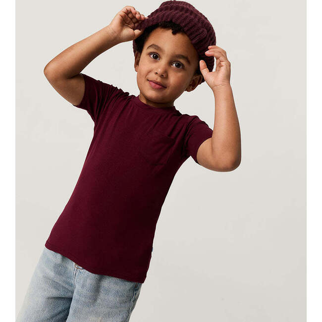 Sangria Pocket Tee Red