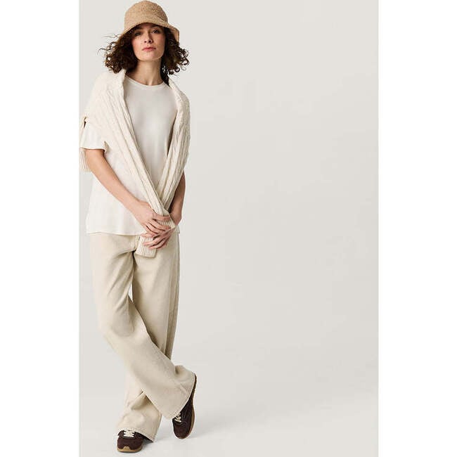 Vanilla Women's Loose Tee White - T-Shirts - 4