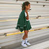 Varsity Green French Terry Pleated Skort Green - Skirts - 5