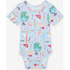 Steve Classic Bodysuit Blue - Onesies - 1 - thumbnail