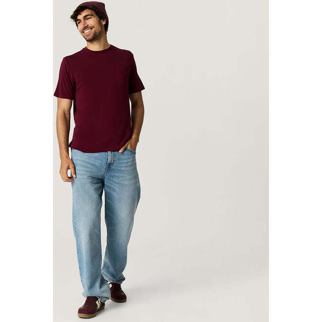 Sangria Men's Pocket Tee Red - T-Shirts - 3