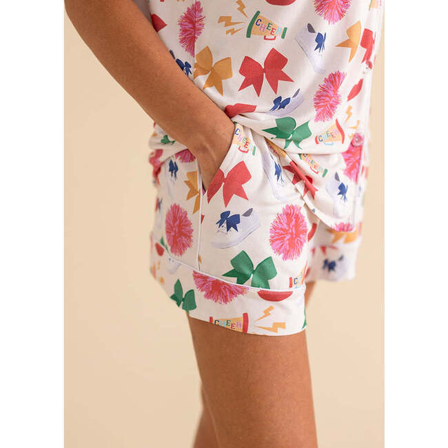 Sabrina Women's Luxe Pajama Short Set Beige - Pajamas - 3