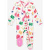 Sabrina Footie Ruffled Zippered One Piece Beige - Footie Pajamas - 1 - thumbnail