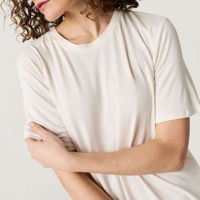 Vanilla Women's Loose Tee White - T-Shirts - 6
