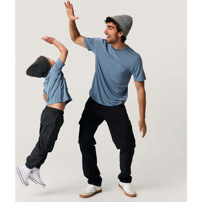 Slate Men's Pocket Tee Blue - T-Shirts - 5