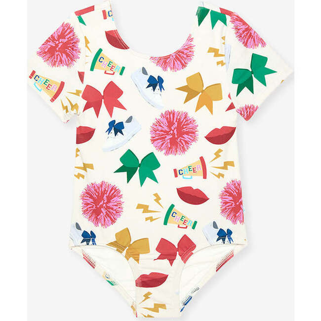 Sabrina Criss-Cross Leotard Beige