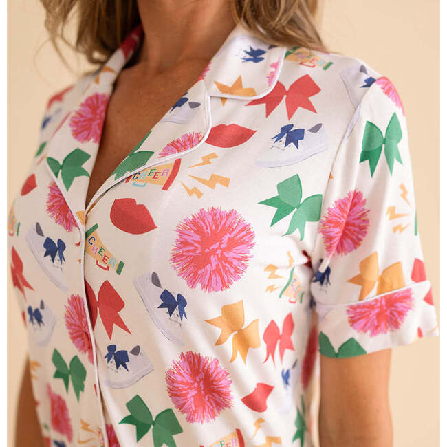 Sabrina Women's Luxe Pajama Short Set Beige - Pajamas - 4