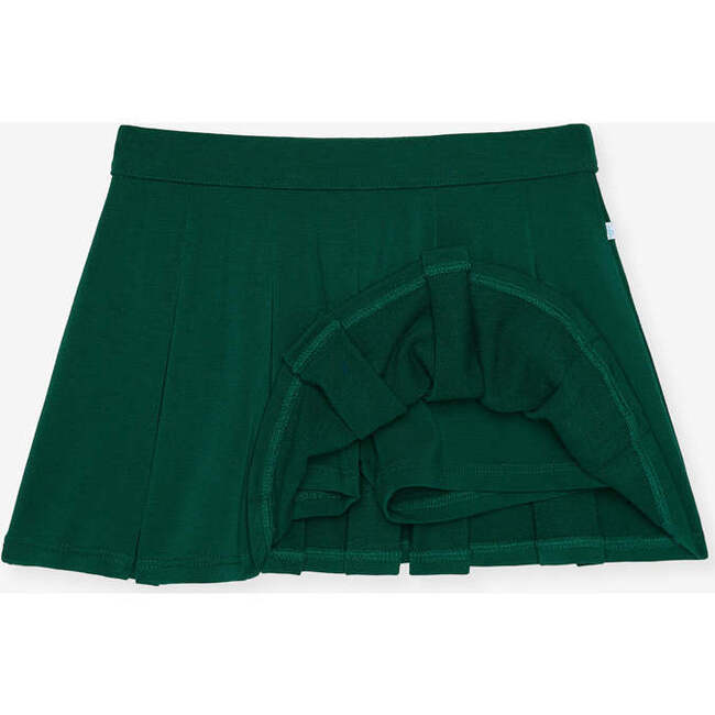 Varsity Green French Terry Pleated Skort Green - Skirts - 7
