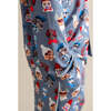 Quinlyn Men's Luxe Pajama Pant Set Blue - Pajamas - 3 - thumbnail