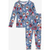 Quinlyn Classic Pajama Set Blue - Pajamas - 1 - thumbnail