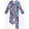 Quinlyn Convertible One Piece Blue - Rompers - 1 - thumbnail